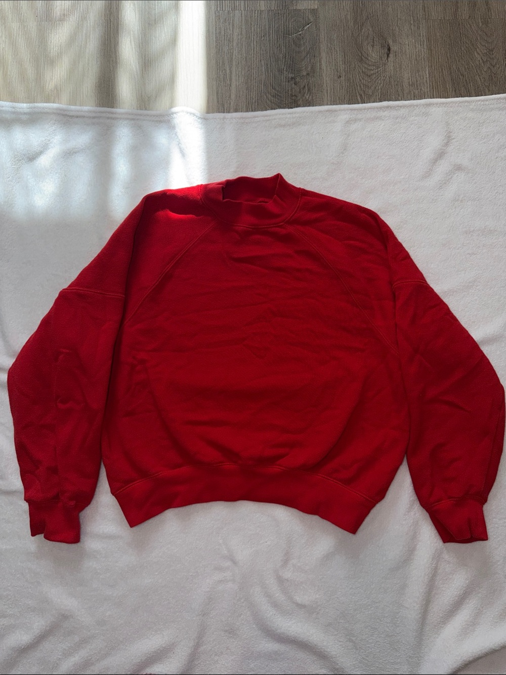 PINK Victoria's Secret Red Mock Neck Sweater